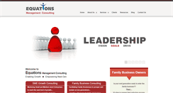 Desktop Screenshot of equationsindia.com